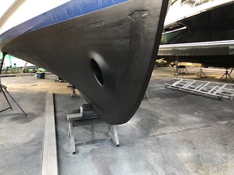 bow thruster boat side